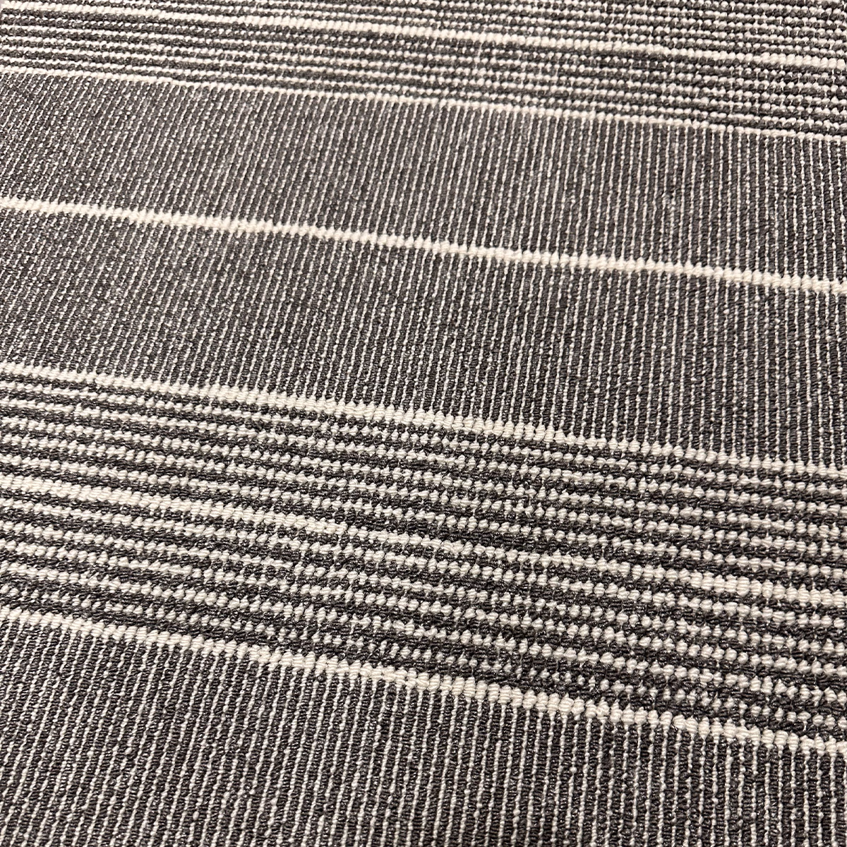 tappeto costine righe 57 x 180 cm grigio - immagine 2