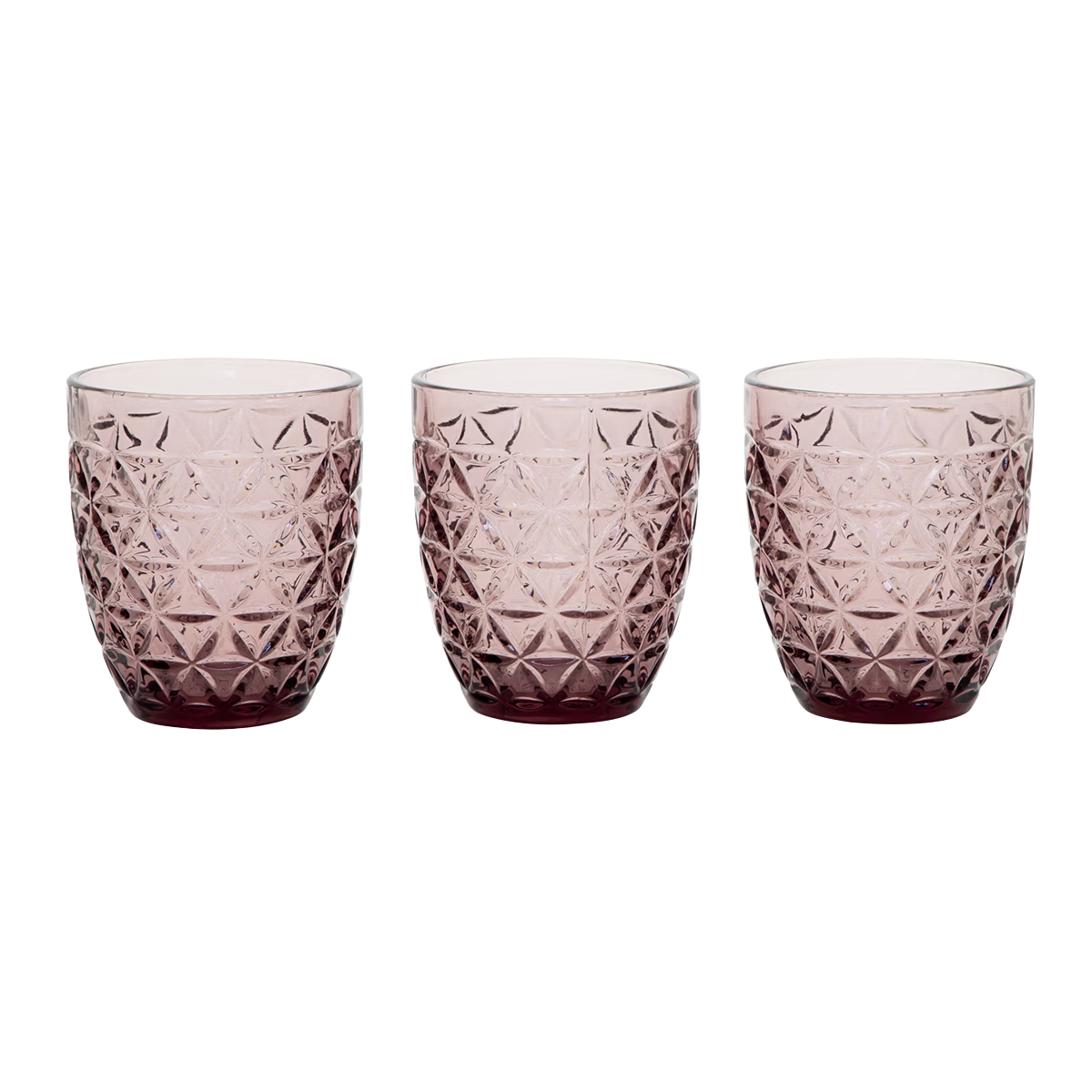 Set 3 Bicchieri Margot Purple 300 cc